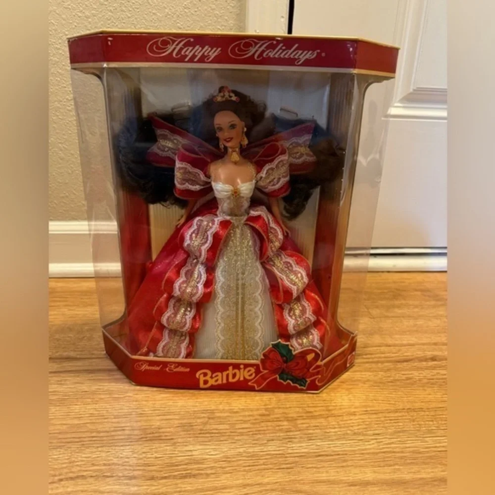 1997 Holiday Barbie Special Edition 10th Aniversary Hallmark Mattel